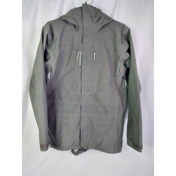 Houdini Womens Rollercoaster Jacket Small Gray Waterproof Hooded - Picture 1 of 16